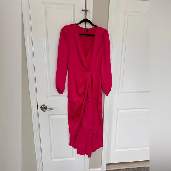 knee length dresses for ladies Brielle Dress in Fuschia main image 0